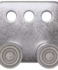 Front view of Beefy 4 Wheel Strut Trolley With Steel Bearings For 1.625 Inch And Taller Channels, 450 lb load capacity