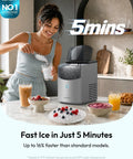 premium_countertop_nugget_ice_maker_rapidly_chills_your_kitchen_with_up_to_35_pounds_of_smooth_crushed_ice_daily_featuring_a_lightning_fast_five_minute_production,_zero_hassle_self_cleaning,_and_game_changing_reliable_build_for_every_busy_american_househo_in_a_kitchen_with_a_woman_serving_ice_drinks.