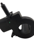 Factory Battery Current Sensor For Chevrolet Gmc Cadillac, black plastic component with attachment clip for reliable system monitoring.