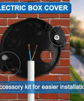 Shallow Sconce Box Electrical Junction Box For Arlington Old Work Ceiling Retrofit Fits Half Inch And Five Eighth Inch Drywall Four Inch By One Half Inch 5 Cu In Capacity Two Pack Retrofit Ready Low Profile Easy Install With Lock Wings on brick wall