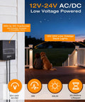 Six Pack Outdoor Low Voltage LED Deck Lights With Three Color Temperatures 2700K 3500K 5000K For Patios Walkways And Backyard Vibes