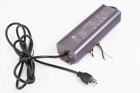 24V 12.5A 300W LED Power Supply Driver For LED Strip Lights ETL Listed Waterproof IP67 Aluminum Case 110V To DC Output