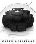 Deluxe EMS Trauma Bag For First Responders With Eight Pockets And Removable Organizer Pro Grade Heavy Duty Polyester PVC Coated Bag