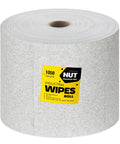 Tough As Nails Heavy Duty Disposable Wipe Roll For Shop Towels With 1,050 Sheets, Low Lint And Tear Resistant For Wet Or Dry Use