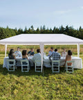 Outdoor Party Tent 10x20 Foot Canopy Gazebo With Removable Sidewalls Instant Event Tent for Catering Events Wedding Birthday
