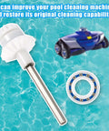 Two Pack Pool Cleaner Drive Shaft With Engine Wheel Bearing Replacement Parts For Zodiac MX6 MX8 MX6EL MX8EL Elite