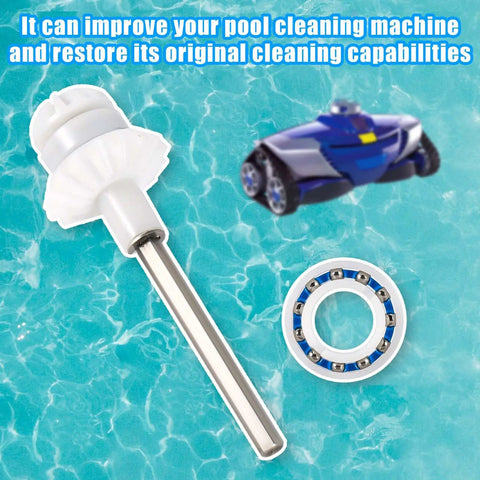 Two Pack Pool Cleaner Drive Shaft With Engine Wheel Bearing Replacement Parts For Zodiac MX6 MX8 MX6EL MX8EL Elite