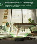 Smart Robot Vacuum And Mop Combo With Auto Wash Dock For Busy Homes showcasing LiDAR navigation avoiding obstacles
