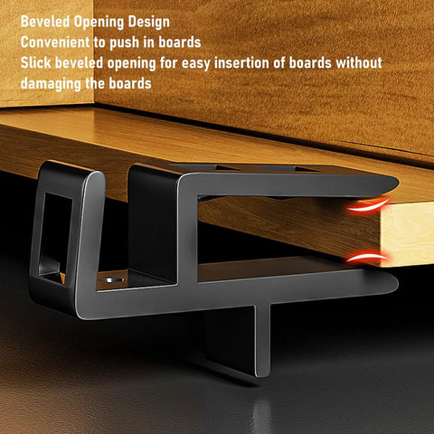 Rock Hard ABS Scribing Jig Set for Bulletproof Cabinet Install showcasing beveled opening design for easy board insertion.