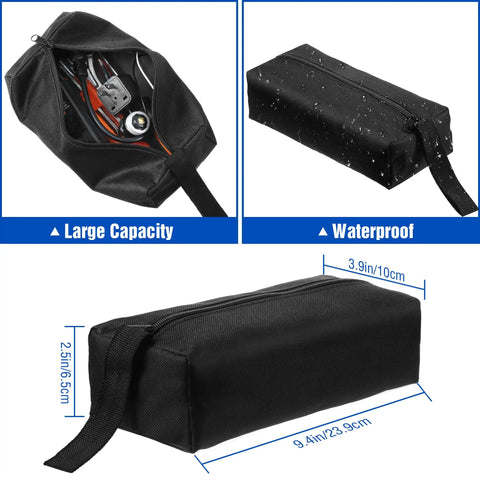 Handy Pro Grade Circuit Breaker Finder Accessory Kit with carrying case, showing large capacity and waterproof features.