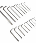 36-Piece Allen Wrench Set Hex Keys With SAE And Metric Sizes Long And Short Arm Chrome Vanadium Steel Two Organized Storage Cases Durable Handyman Toolkit