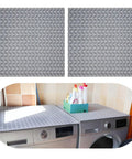 Top Washer And Dryer Cover Pad 25.6 By 23.6 Inches Non Slip Dust Proof Protector Mat with laundry supplies, soft diatomaceous base