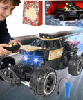 Six Wheel All Terrain Ride On Toy Vehicle with Spray Color Finish, Durable Plastic Construction, and Smooth Rolling Wheels