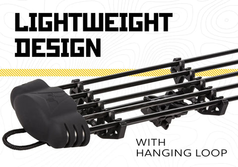 5 Spot Archery Arrow Quiver For Bow Black With Quick Detach Mount Adjustable Dual Arrow Grippers Lightweight Design