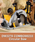 Slick Circular Saw Rip Fence Guide Replacement Compatible With Dewalt Models DCS570B DCS570P1 DCS575T2AR Badass Rig For Faster Cuts And Zero Hassle At Job Sites, shown on a DEWALT circular saw with wooden board.