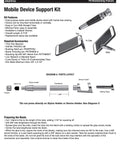 Top Shelf Woodturning Smartphone Stand And Stylus Hardware Kit Gold Chrome Gunmetal Bushing Set for DIY Wooden Phone Mount instructions.