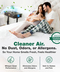 Family enjoying clean air with Two Pack Replacement Air Purifier Filters Compatible With Hunter Brand Part 30931