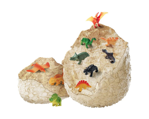 Jumbo Dino Egg Surprise With Twelve Collectible Dinosaurs Inside One Giant Easter Egg For Easter Gifts And Stem Learning Dig Up Jurassic Figures