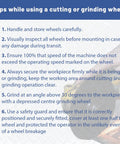 Tips for using 30 Pack 4 Inch Cut Off Wheels For Angle Grinders, ensuring safe operation and maintenance guidance.
