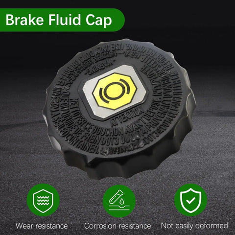 Brake Fluid Reservoir Cap Replacement For Toyota And Lexus SUVs And Trucks, Durable ABS Master Cylinder Cover, close-up view