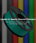 PLA 3D Printer Filament Spool Neatly Wound 1.75mm With 0.02mm Dimensional Accuracy Fits Most FDM Printers Vacuum Packed 1kg Green