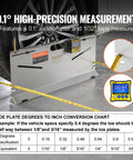 Wheel Alignment Tool 2 Pack Toe Plates With Camber Caster Toe Gauge 0.1 Degree Accuracy, showing alignment setup on wheel.