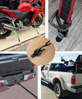 Heavy Duty D Ring Tie Down Anchors One Quarter Inch Diameter With Mounting Brackets And Screws 2400 Pounds Capacity on vehicles