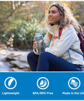 32 Oz Wide Mouth Water Bottle For Hiking And Gym Use BPA Free Durable Leak Proof Hydration Buddy Go To Lightweight Travel Bottle
