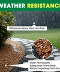 Ready to Use Mulch and Gravel Glue for Landscaping No Mess No Fuss One Gallon Rock Binder Non Toxic Weather Resistant Holds Pebbles Pine Straw for Garden Paths and Beds With Easy Application image showing rain-resistant garden path