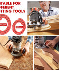 Top Tier 78 Inch Flexible Router Template For Woodworking Precision Curve Bending Strip With Slick Edge Guide For Dead Smooth Arch Routing And No Sweat Cuts On Projects in use with routers.