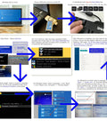 Instructional guide for using the Five In One Windows Repair And Reinstall Bootable USB Drive on PCs with Windows 11, 10, and 7.