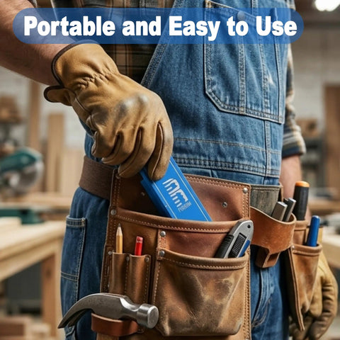 Heavy Duty Magnetic Stud Finder With Solid Aluminum Frame Pinpoints Wall Stds And Wood Framing Fast Lightweight Pocket Sized Tool Belt Clip Ready Straight Up Reliable For Any Weekend Warrior