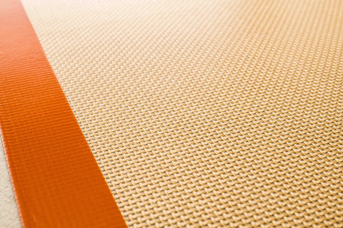 Close-up of Nonstick Silicone Baking Mat For Cookies, Pro Grade Quality With Fiberglass Mesh For Even Heat, Reusable Oven Microwave Safe