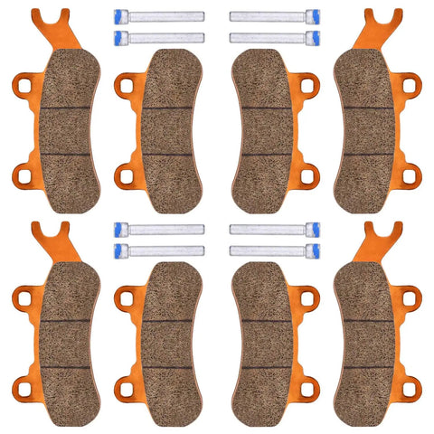 Can Am Maverick X3 Brake Pad Kit Four Front And Rear Sets For 4x4 XRS DPS Trail 800 1000 17 25 Models Including X3 Max And Defender