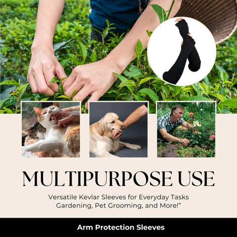 Rock Solid Heavy Duty Arm Sleeves With Finger Opening Cut And Heat Resistant Kevlar Work Guards For Welding And Gardening Built Different To Survive The Daily Grind Straight Up Game Changing Gear