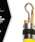 Ultralight Telescopic Pole For Electricians With Rust Resistant Fish Tape Tool Maximum Reach With Minimal Effort Fast Setup