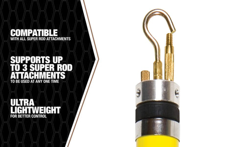 Ultralight Telescopic Pole For Electricians With Rust Resistant Fish Tape Tool Maximum Reach With Minimal Effort Fast Setup