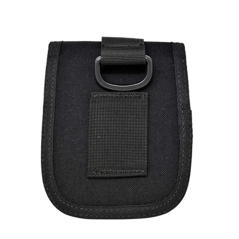 Drop-Bottom BCD Weight Pockets Set For Scuba, 5lb Each, Quick Release Buckles, Heavy-Duty 1000D Nylon, front view