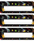 60 Piece Science Desk Name Plates For Classroom And Lab Use, Multipurpose Student Name Tags For Back To School, Kindergarten To 3rd Grade, Includes 120 Glue Points, Durable 10 By 3 Inch Desk Labels