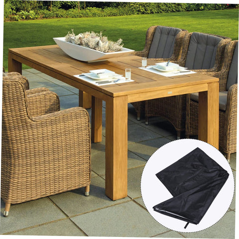 Outdoor Furniture Cover For Patio And Garden Weatherproof Dustproof And Windproof With Buckles Heavy Duty Oxford Fabric next to garden set