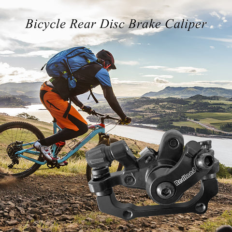 Aluminum Alloy Rear Disc Brake For Mountain Bikes Beefy Stopping Power Smooth Control Easy Install Caliper Durable MTB Braking System