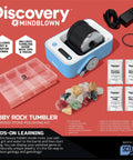 Deluxe Rock Tumbler Kit For Kids And Beginners Turn Rough Rocks Into Shiny Gems With 20 Stones, 4 Grits And Gem Case