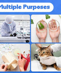 One mL Luer Lock Syringes Without Needle With Cap Pack Of 50 For Dope Precision In Labs Pet Care Crafts And Home Use Sterile Latex Free Safe Cap Seal Easy Squeeze And Clean Storage. multiple uses shown