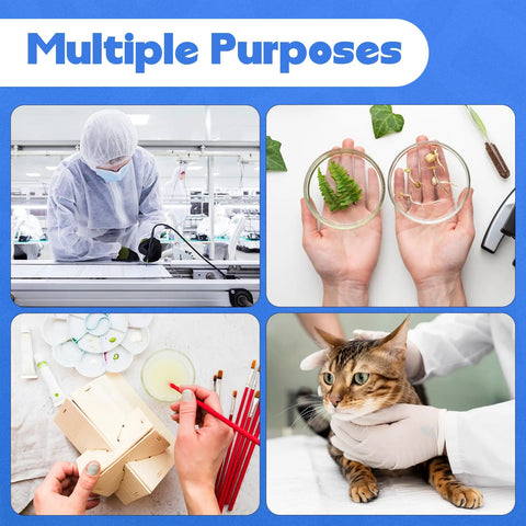 One mL Luer Lock Syringes Without Needle With Cap Pack Of 50 For Dope Precision In Labs Pet Care Crafts And Home Use Sterile Latex Free Safe Cap Seal Easy Squeeze And Clean Storage. multiple uses shown