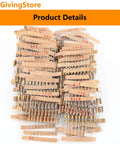 Beast 1000 Piece Carbon Film Resistors Kit With 100 Distinct Values From 1 Ohm To 1 Mega Ohm 5 Percent Tolerance Half Watt Perfect For DIY Projects And Experiments, showing assorted resistors neatly packed.