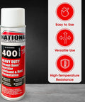 Heavy Duty Garage Door Lubricant Spray With Rust Preventative And Long Lasting Hinge And Track Protection Plus A 3 Way Nozzle