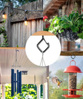 Heavy Duty 30 Pcs Black Eye Screw Hooks Ceiling Hooks For Hanging Plants, String Lights, Wind Chimes, Bird Feeders