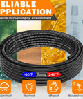 Premium PA12 Nylon Pneumatic Air Tubing 30 Ft 1 Quarter Inch OD DOT Approved for semi trucks and industrial air systems