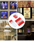No Sweat Setup Clear Acrylic Hinges With Self Adhesive Latch Buckles Ideal For Craft Boxes Storage Solutions And Slick Organizers used in display cases.