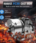 Tear Into Your Projects With This Heavy Six Inch Rotary Indexer Boasting A Rock Solid Three Jaw Chuck and Precision Dividing Plates Smooth As Silk For CNC Milling And Drill Press Mods with robust FC30 cast iron build.